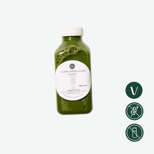 Green Juice Bottle