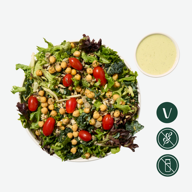 Green Goddess Bowl with Herbed Chickpeas