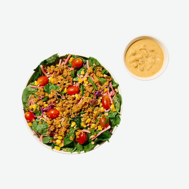 Creamy Tomato Soup & Lentils Salad