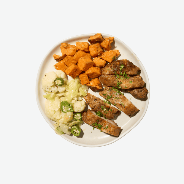 Grilled Chicken & Coconut Green Chili Sauce