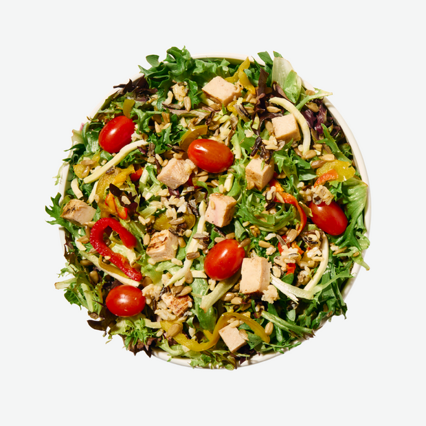 Roasted Turkey & Rice Bowl with Garden Pepper Ranch Dressing