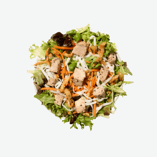 Korean Style Pork Noodle Bowl with Seoul Dressing