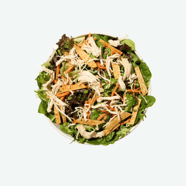 Shredded Chicken Salad with Vegan Ranch Dressing