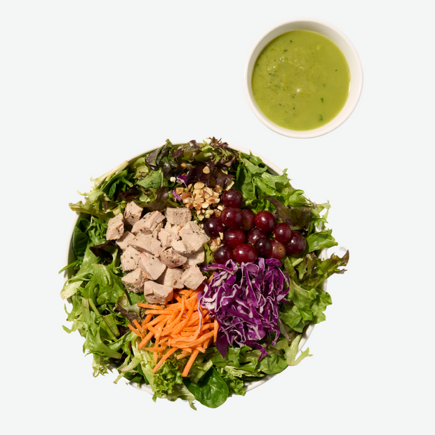 Asparagus Vichyssoise Soup & Pork Tenderloin Salad