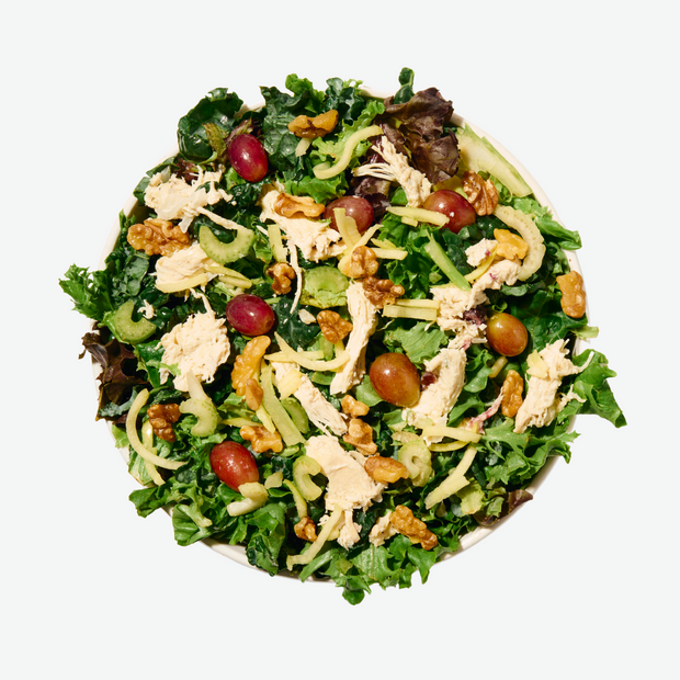 Waldorf Salad with Shredded Chicken