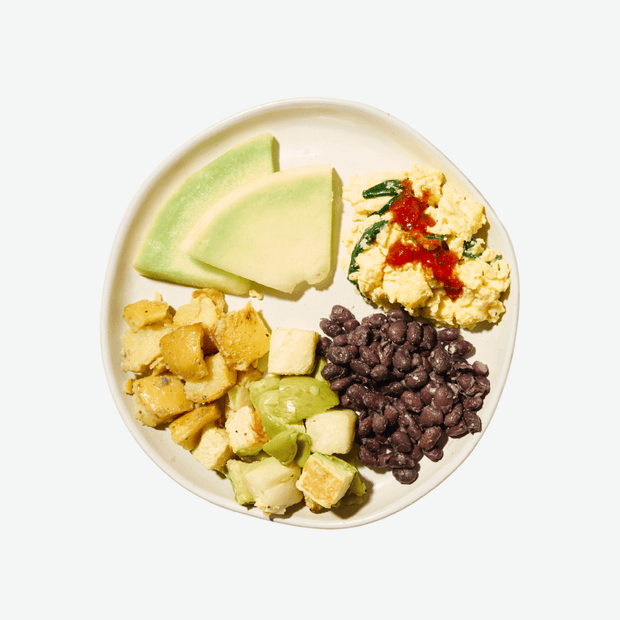 Spinach Scrambled Eggs